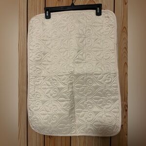 Pair Pillow Shams Off White Quilt 19”x26” Handmade New Set Of 2